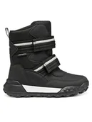 Buty dla chłopców - Geox Śniegowce J Trekkyup B Abx J56MBB 050FU C9999 M Czarny - miniaturka - grafika 1