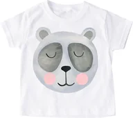 Koszulki dla dziewczynek - Koszulka dla dziecka twarz9 - miniaturka - grafika 1