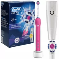 Szczoteczki elektryczne - Szczoteczka Elektryczna Oral-B Pro 750 Etui Zestaw - miniaturka - grafika 1