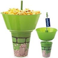 Akcesoria i części AGD - Kubek z miską na popcorn zielony 500 ml - Orion - miniaturka - grafika 1