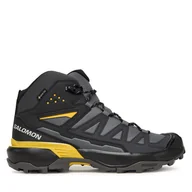 Buty trekkingowe męskie - Trekkingi Salomon X Ultra 360 Mid Gore-Tex L47742600 Szary - miniaturka - grafika 1