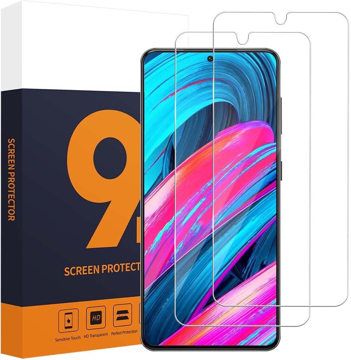 2x SZKŁO HARTOWANE DO SAMSUNG GALAXY S21+ WYSOKA OCHRONA 9H SM-G996