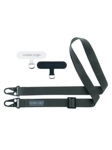 Mobile Origin Lanyard tape 25mm Black 84 - 165cm - Pozostałe akcesoria do telefonów - miniaturka - grafika 1