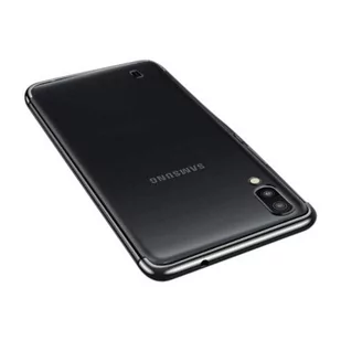 Samsung Hurtel Clear Color case żelowy pokrowiec etui z metaliczną ramką Galaxy A10 czarny - Czarny - Etui i futerały do telefonów - miniaturka - grafika 1