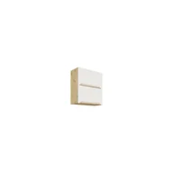 Szafki kuchenne - Szafka Górna Wisząca 2 Klapy 60 cm GLA-47G Glamour White Fadome Dąb Artisan, Lux - miniaturka - grafika 1