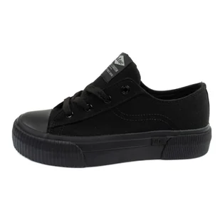 Buty Lee Cooper LCW-25-02-3327L trampki czarne - Trampki damskie - miniaturka - grafika 1