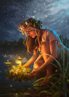 Plakat, Noc Kupały, 29,7x42 cm - Plakaty - miniaturka - grafika 1