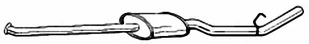 Tłumik środkowy IZAWIT 26.224A 7700308551 - Tłumiki - miniaturka - grafika 1