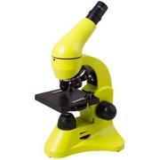 Mikroskopy i lupy - Levenhuk Mikroskop Rainbow 50L Plus Limonkowy - miniaturka - grafika 1
