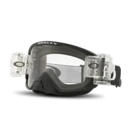 Gogle i okulary motocyklowe - Gogle Cross Oakley O-Frame 2.0 Pro M Roll-Off Matowy Czarny - miniaturka - grafika 1