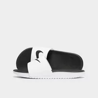 Klapki i japonki damskie - NIKE KAWA SLIDES CHILDREN BIALY 819352-100 - Nike - miniaturka - grafika 1