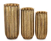 Donice - Osłonka Metalowa Kpl. 3 Szt. Metalowa Doniczka - miniaturka - grafika 1