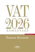 Finanse, księgowość, bankowość - Vat 2026 Komentarz - Tomasz Krywan - książka - miniaturka - grafika 1