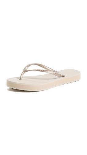 Havaianas Klapki damskie slim płaskie sandały, BEŻOWY, 43/44 EU