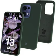 Etui i futerały do telefonów - Bizon Silikonowe etui Soft Case do Oppo Reno13, ciemnozielone - miniaturka - grafika 1
