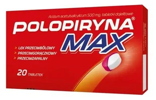 Polpharma Polopiryna dojelitowa 20 szt. - Przeziębienie i grypa Polpharma Polopiryna dojelitowa 20 szt. - Przeziębienie i grypa - miniaturka - grafika 1