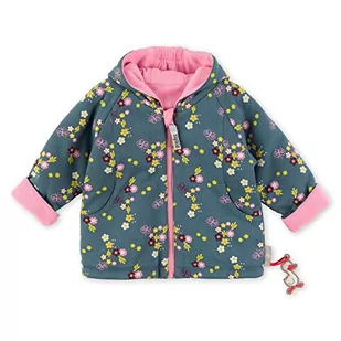 Sigikid Dziewczęca kurtka dwustronna z bawełny organicznej, różowy/niebieski, 80 cm - Kurtki i płaszcze dla dziewczynek - miniaturka - grafika 1