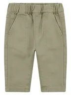 Spodenki dla niemowląt - Steiff Spodnie chino w kolorze khaki - miniaturka - grafika 1