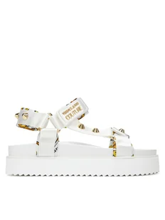 Versace Jeans Couture Sandały 78VA3SM2 Biały - Sandały damskie - miniaturka - grafika 1