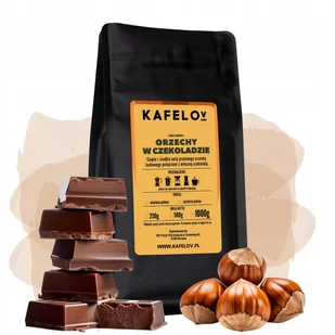 Kawa Kafelov ORZECHY W CZEKOLADZIE 1000G ZIARNISTA - Kawa - miniaturka - grafika 1