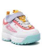 Buty dla dziewczynek - Fila Sneakersy Disruptor E Cb Tdl FFK0034.13068 Biały - miniaturka - grafika 1
