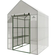 Szklarnie ogrodowe - Regał Ogrodowy 8 Półek Szklarnia Foliowa 140x140 - miniaturka - grafika 1