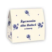 Zestawy upominkowe - Gotowy zestaw prezentowy Życzenia dla Babci kawa aromatyzowana mielona PREMIUM 5 saszetek MIX różne smaki prezent upominek na Dzień Babci - miniaturka - grafika 1