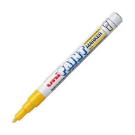 Markery permanentne - Uni Marker olejowy 0.8-1.2mm żółty okrągły PX21 - miniaturka - grafika 1