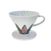 Zaparzacze i kawiarki - Hario Ceramiczny Drip V60-02 Tachikichi Shozui - miniaturka - grafika 1