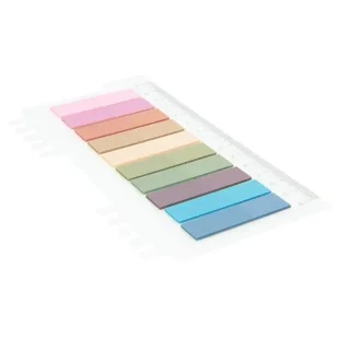Zakładki indeksujące plastikowe 10x20 12mmx45mm - Penword - Zakładki do książek - miniaturka - grafika 1