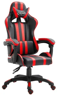 Czerwony ergonomiczny fotel dla gracza B9-P18 - Fotele gamingowe - miniaturka - grafika 1