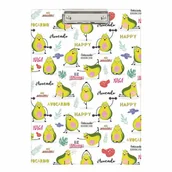 Deski z klipsem - Biurfol Deska klip A4 nadruk Avocado - miniaturka - grafika 1