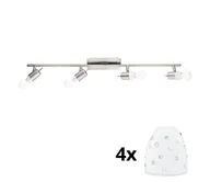 Lampy sufitowe - Eglo - LED Oświetlenie punktowe MY CHOICE 4xE14/4W/230V chrom/białe - miniaturka - grafika 1