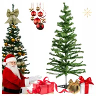 Choinki - Sztuczna Choinka Mała Zielona Sosna Drzewko Stojak Choinkowy 90Cm - miniaturka - grafika 1