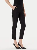 Spodnie damskie - Morgan Spodnie materiałowe 211-PROSY.F Czarny Slim Fit - miniaturka - grafika 1