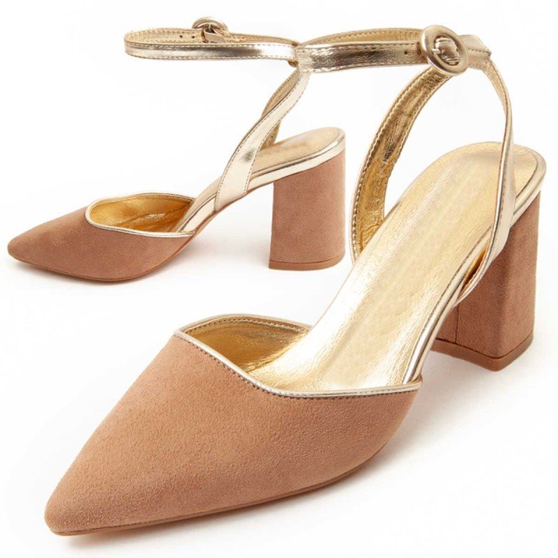 Montevita Buty Na Obcasie Selina77 Br?zowy