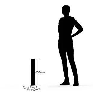 Lucande Virgalia słupek oświetleniowy LED, 65 cm - Lampy ogrodowe - miniaturka - grafika 4