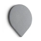 Płyty i maty izolacyjne - Panel akustyczny POLY, kropla, 800x800x56 mm, ścienny, jasnoszary - miniaturka - grafika 1