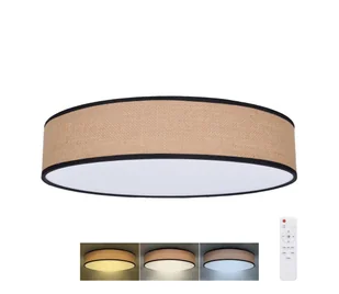 Solight WO8003 - Oświetlenie ściemnialne LED BROWNIE LED/48W/230V 3000-6500K śr. 40cm + pilot - Lampy sufitowe - miniaturka - grafika 1