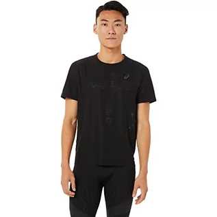 Koszulki męskie - ASICS T-shirt męski, czarny, XL - grafika 1
