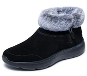 Botki damskie - Skechers Damskie botki ON-The-GO Encore Snow-Caped, czarne, 4 UK, Czarny, 37 EU - miniaturka - grafika 1