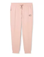 Spodnie damskie - Armani Exchange Damskie spodnie dresowe Colorful Armani Logo Slim Fit French Terry Jogger, Rosa, XS - miniaturka - grafika 1