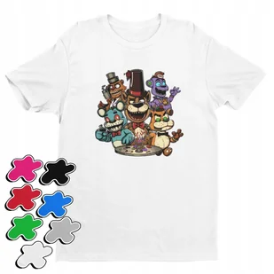 Koszulka T-Shirt Dziecięca Z Nadrukiem Five Nigts At Freddy -M 134-140 - Koszulki męskie - miniaturka - grafika 1