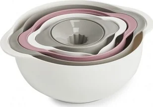 Zeller Wielofunkcyjny zestaw kuchenny, 5-częściowy, biały / szary / jagodowy 12x7, 15x7,5, 18,5x8, 22x12, 26x12,5 cm - Pozostałe akcesoria kuchenne - miniaturka - grafika 1