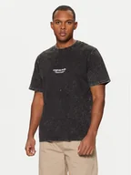 Koszulki męskie - Jack&Jones T-Shirt Vesterbro 12256715 Czarny Relaxed Fit - miniaturka - grafika 1