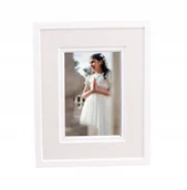 Ramki na zdjęcia - Ramka na zdjęcie 21x29,7 A4 Velvet White komunijna - miniaturka - grafika 1