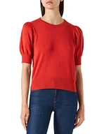 Koszulki i topy damskie - Minus33 T-shirt damski Liva Knit Tee, czerwony (Lipstick Red), XXL - miniaturka - grafika 1