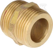 Łączniki, trójniki, kształtki - Mosiężny nypel GZ/GZ 1"-1" - miniaturka - grafika 1