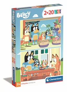 Puzzle 2X20 Elementów Bluey - Zabawki interaktywne dla dzieci - miniaturka - grafika 1