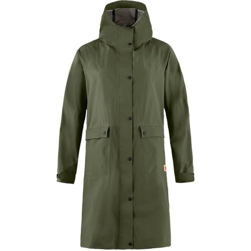 Fjallraven 14500131-625 Vardag Rain Parka W kurtka damska Laurel Green rozmiar XL